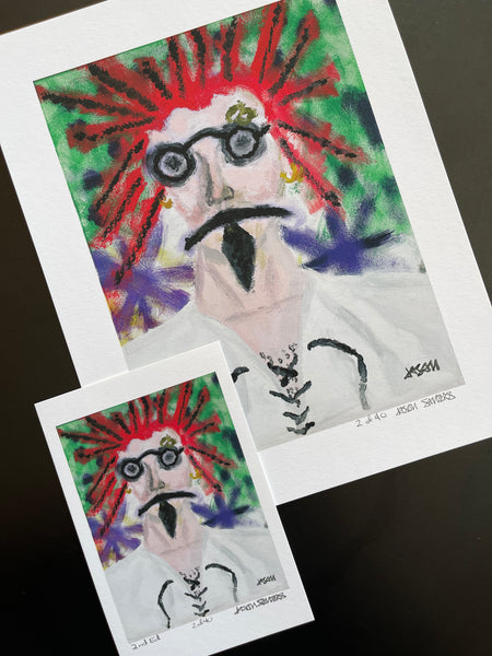 'CRAZY GUY' Limited Edition Fine Art Giclee Print
