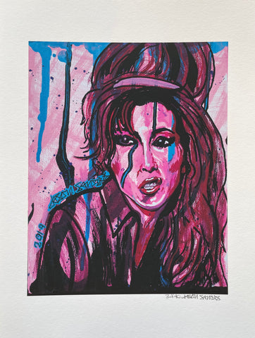 'AMY WINEHOUSE' Limited Edition Fine Art Giclee Print