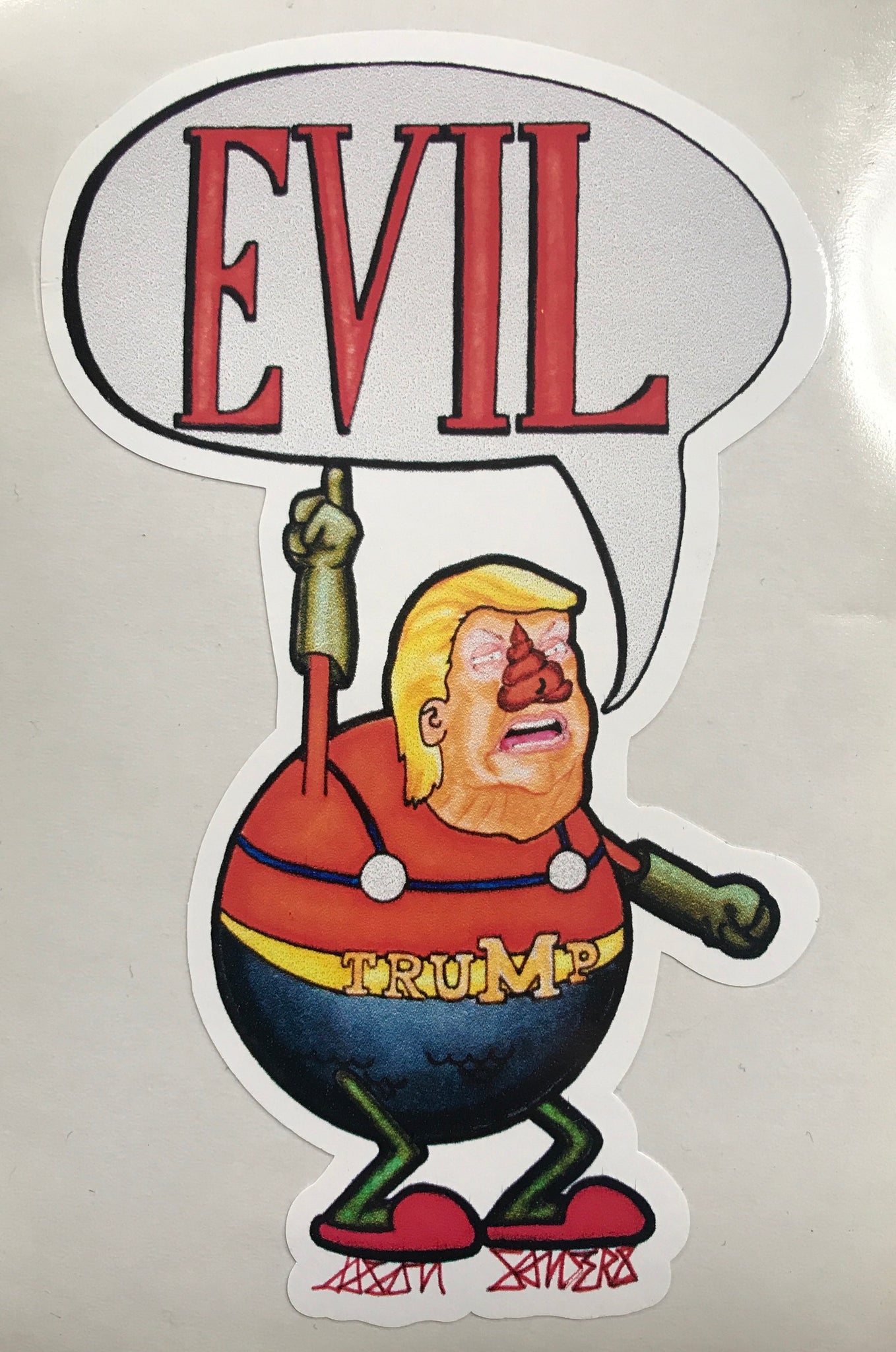 Evil Mermaid Sticker