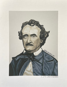 'EDGAR ALLAN POE' Limited Edition Fine Art Giclee Print