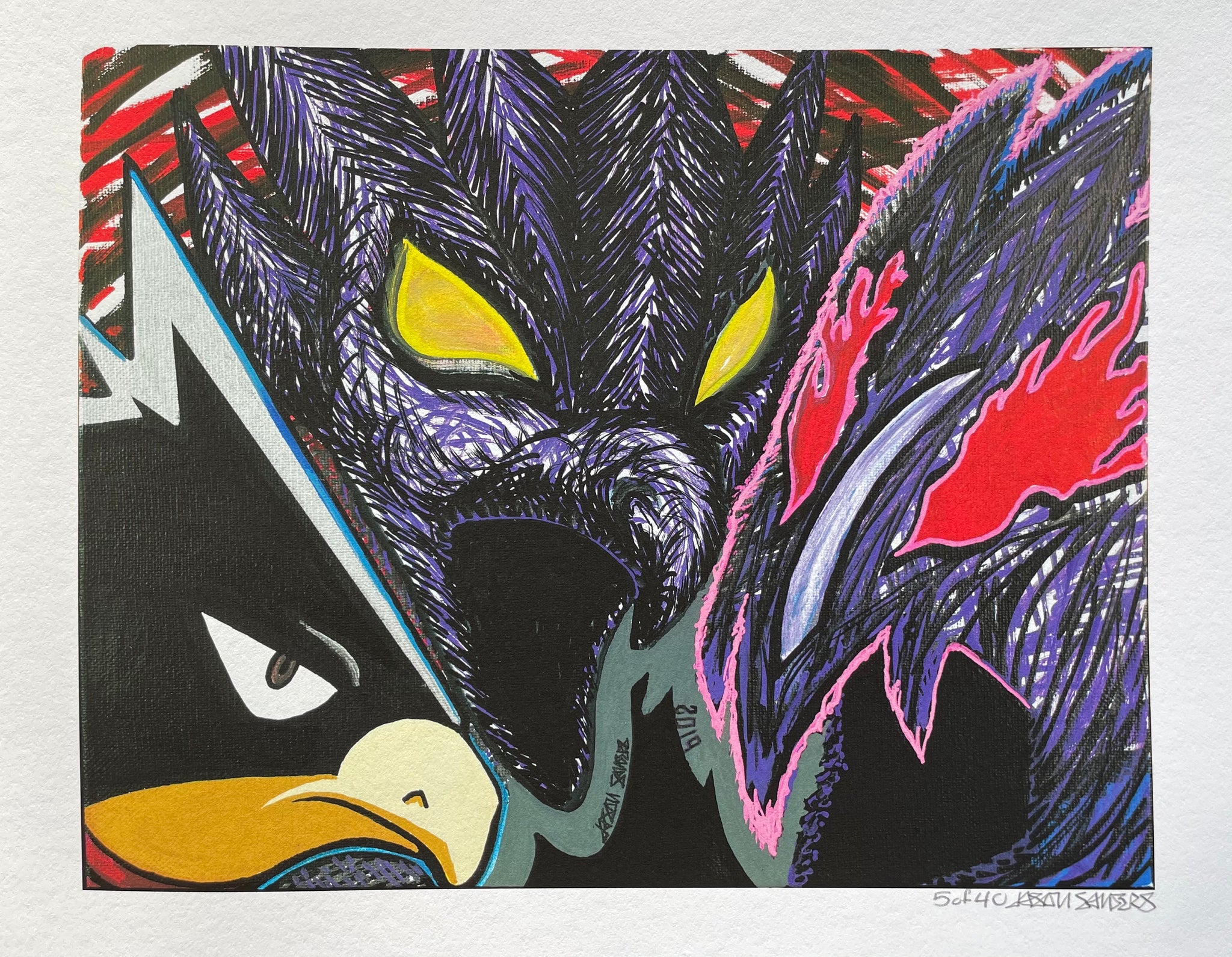 'FUMIKAGE TOKOYAMI' Limited Edition Fine Art Giclee Print