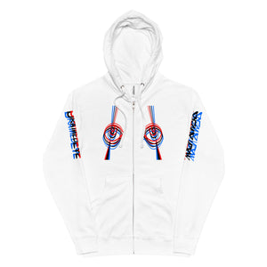 DrainedEye Versions unisex fleece zip up hoodie