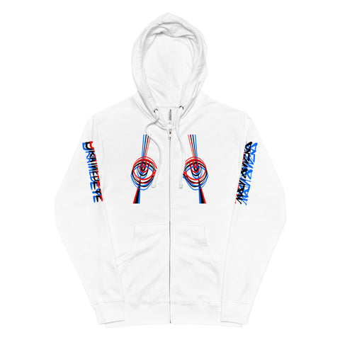 DrainedEye Versions unisex fleece zip up hoodie